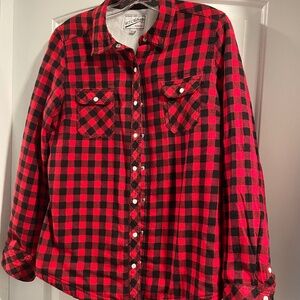 Plaid Snap Button Shirt